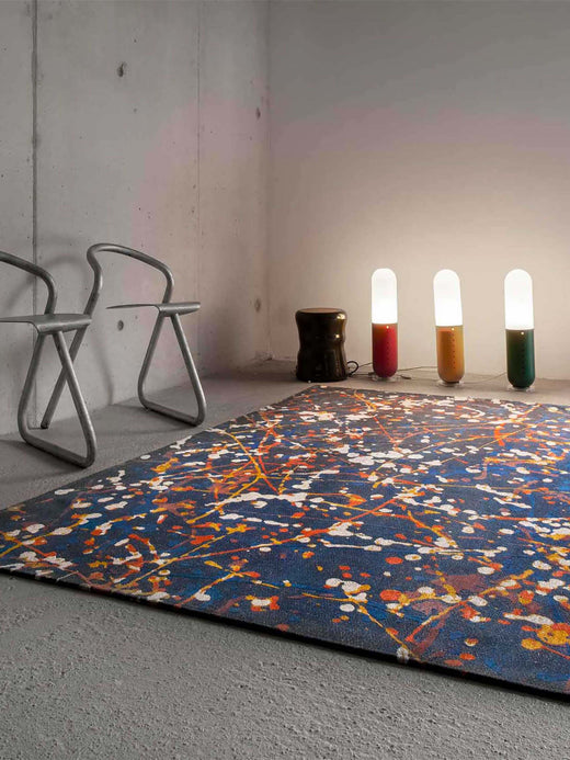 Vloerkleed Louis de Poortere Gallery 9220 Abstract Blue