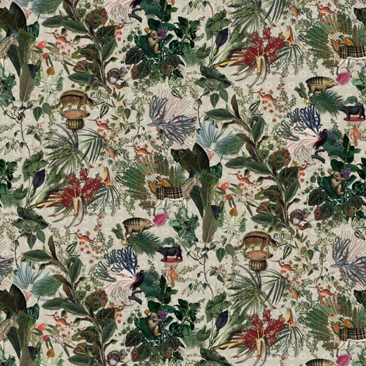 Laagpolig vloerkleed Moooi Carpets Menegerie of Extinct Animals Ivory