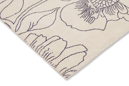 Vloerkleed Ted Baker Linear Floral Blue 162508