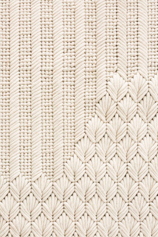 Vloerkleed GAN Chaddar White