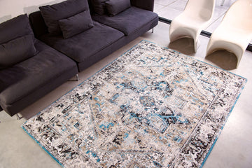 Vintage vloerkleed Louis de Poortere 8708 Antiquarian Golden Horn Beige