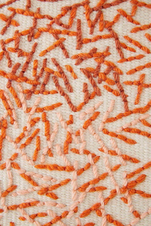 Vloerkleed GAN Backstitch Calm Brick