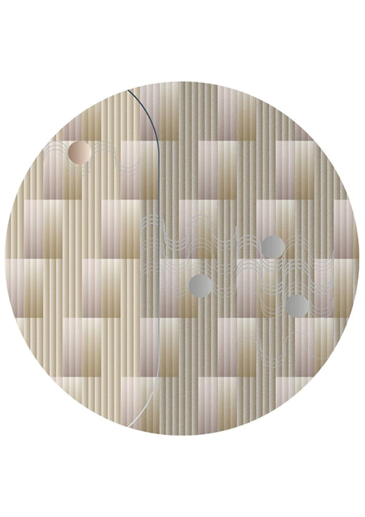 Laagpolig vloerkleed Moooi Carpets Swell Citrine