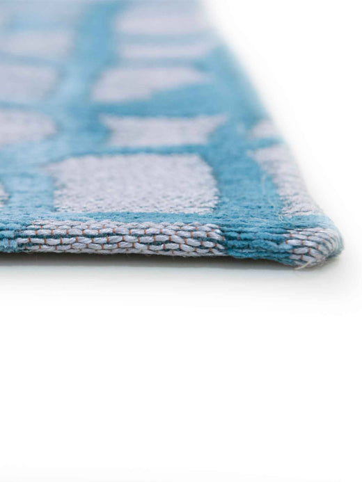 Vloerkleed Louis de Poortere Dedalo Mad Men 9203 Blue Marine