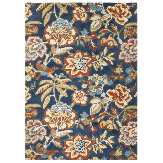 Vloerkleed Sanderson Indra Ink Ruby 145808