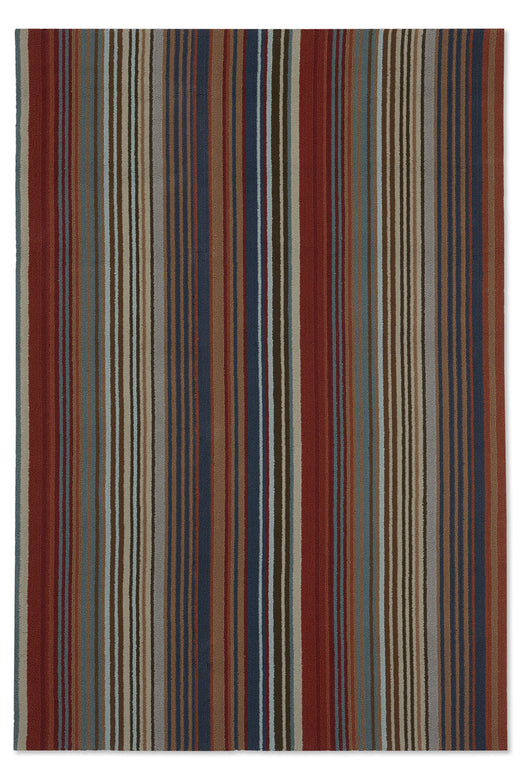 Harlequin Spectro Stripes-Teal/Sedonia/Rust outdoor 442103