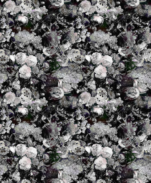 Laagpolig vloerkleed Moooi Carpets Eden Queen B&W