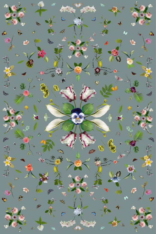 Laagpolig vloerkleed Moooi Carpets Garden of Eden Grey