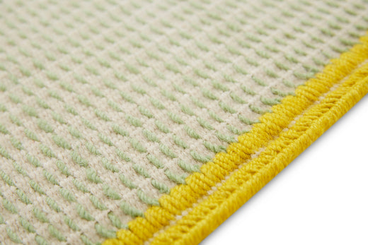 Vloerkleed GAN Backstitch Busy Green