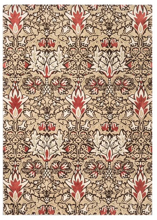 Vloerkleed Morris & Co Seaweed Chocolat Spice 127200