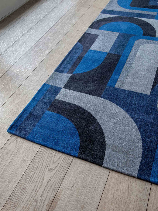 Vloerkleed Louis de Poortere Module Nuance Weimar Blue 9207