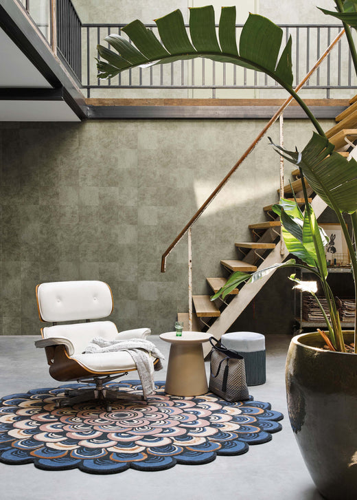 Vloerkleed Ted Baker Masquerade Round Blue 160008