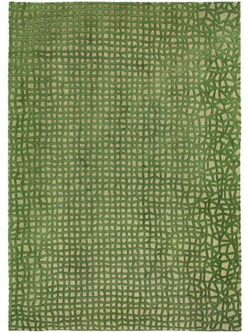 Vloerkleed Louis de Poortere Trammel Structures 9249 Alta Green