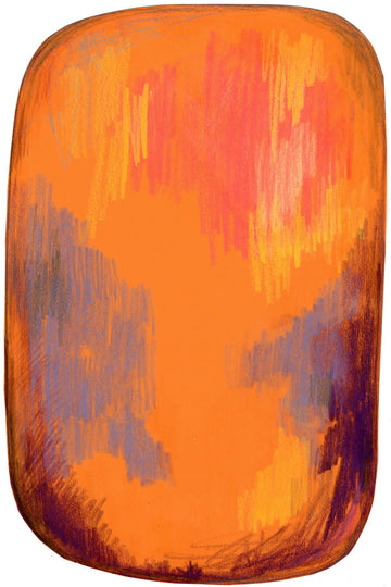 Laagpolig vloerkleed Moooi Carpets Scribble Yellow