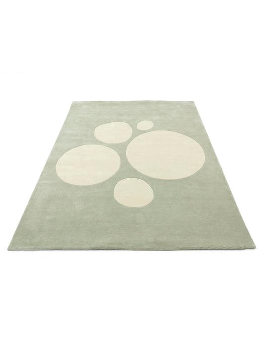 Vloerkleed Abstract en verfijnd Bubbles Eucalyptus