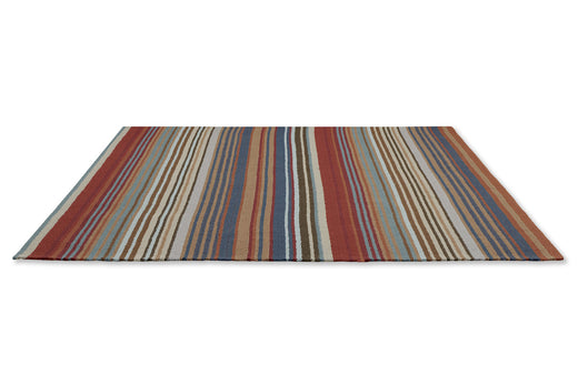 Harlequin Spectro Stripes-Teal/Sedonia/Rust outdoor 442103