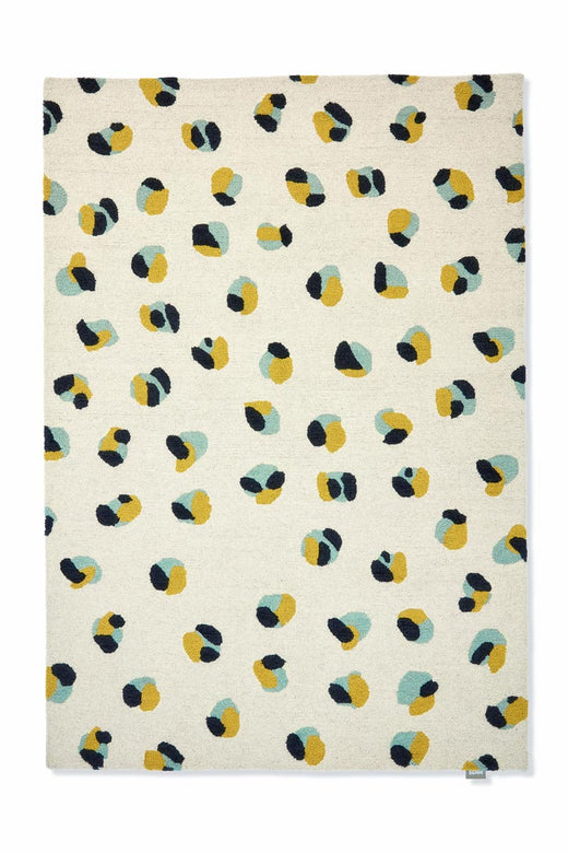 Vloerkleed Scion Leopard Dots Pebble Sage 125206