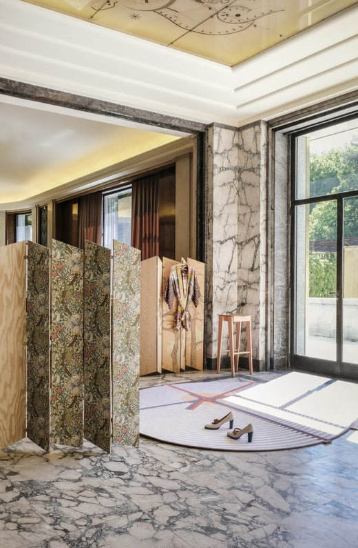 Laagpolig vloerkleed Moooi Carpets Bow Beijing