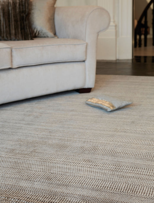 Laagpolig vloerkleed Katherine Carnaby Darcy Mushroom