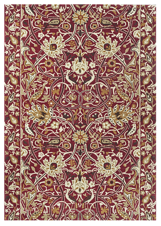 Vloerkleed Morris & Co Bullerswood Red Gold 127300