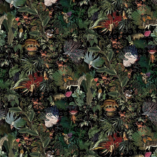 Laagpolig vloerkleed Moooi Carpets Menegerie of Extinct Animals Raven