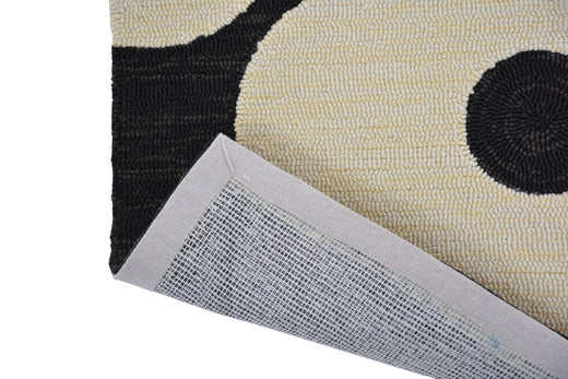 Vloerkleed Orla Kiely Spot Flower Black Outdoor 460805