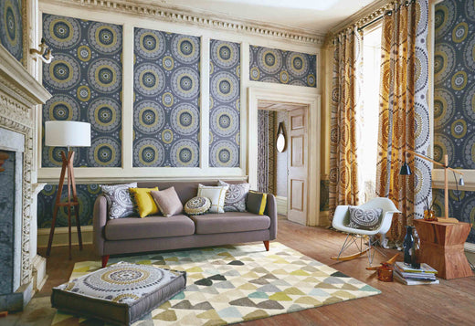 Laagpolig vloerkleed Harlequin Lulu Pebble 44601