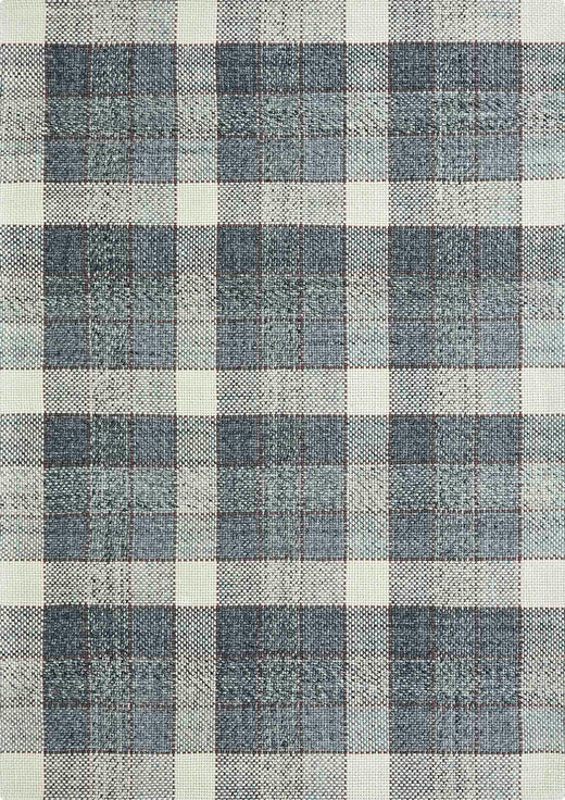 Vloerkleed GAN Cuadros Grey Rust