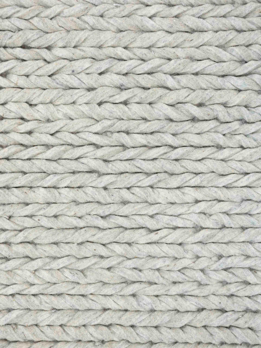 Vloerkleed Kabel Licht Grijs