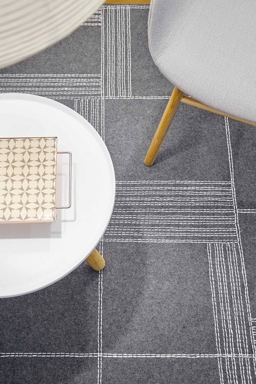 Vloerkleed GAN Oryza White