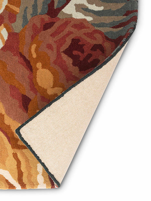 Vloerkleed Sanderson Stapleton Park Navy Burnt Orange 45318