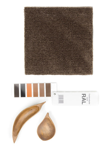 Vloerkleed MOMO Rugs Naturais Bright H/L Dark Chocolat