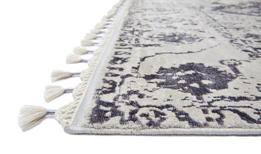 Vintage look vloerkleed Katherine Carnaby Vintage Taupe