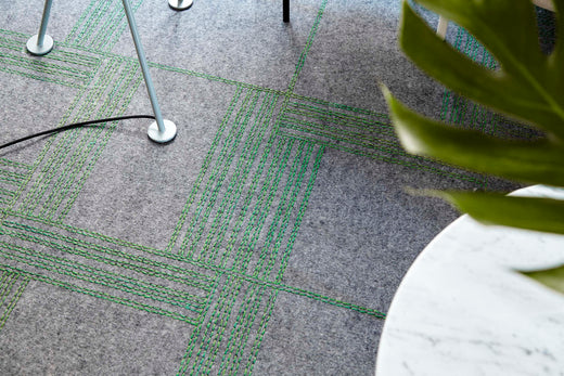 Vloerkleed GAN Oryza Green