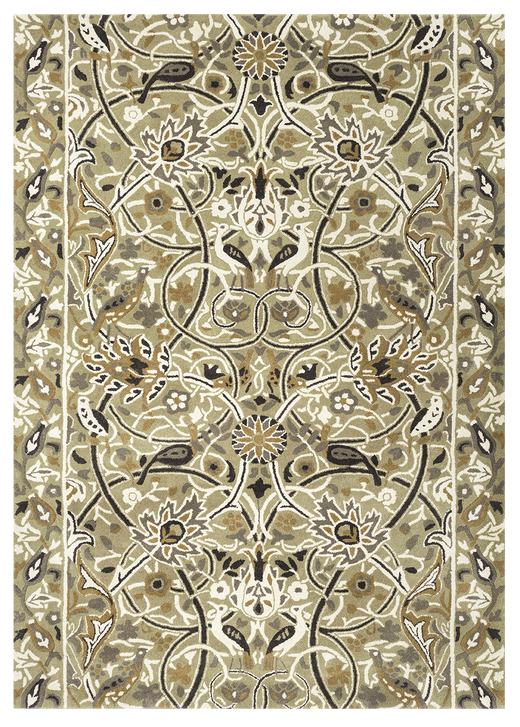 Vloerkleed Morris & Co Bullerswood Stone Mustard 127301