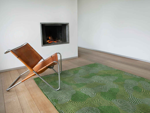 Vloerkleed Louis de Poortere Coral Meditation 9231 Tropical Green