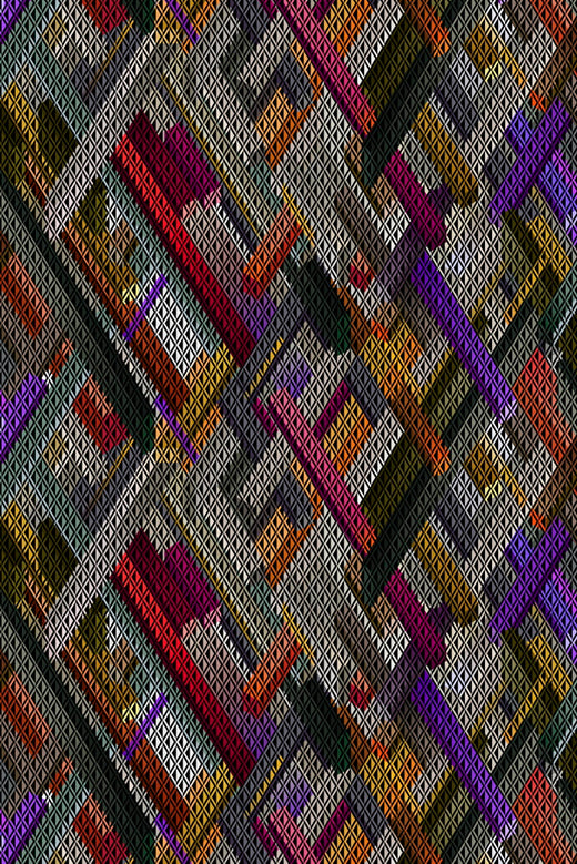 Laagpolig vloerkleed Moooi Carpets Kubrick