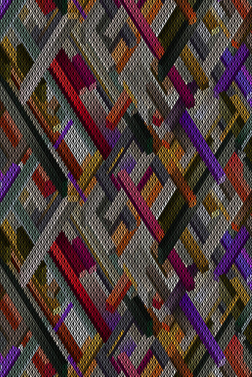 Laagpolig vloerkleed Moooi Carpets Kubrick