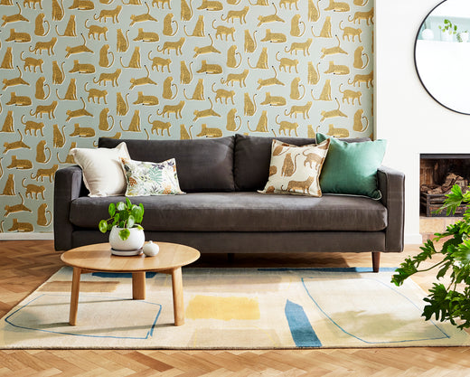 Vloerkleed Scion Composition Papaya 23706