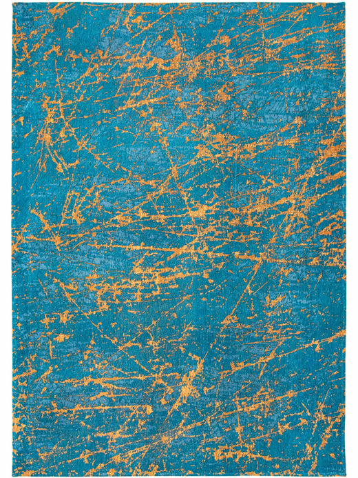 Vloerkleed Louis de Poortere Stellar Mad Men 9218 Lightning Turquoise