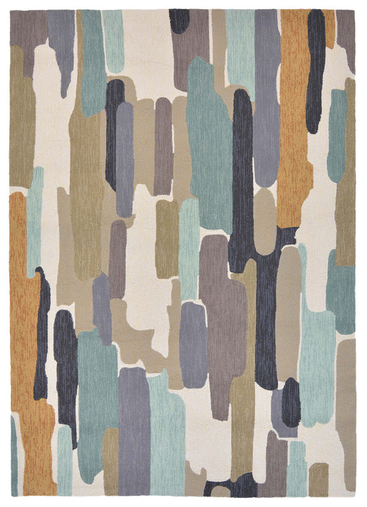 Vloerkleed Harlequin Trattino-Sea Glass outdoor 444804