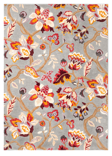 Vloerkleed Sanderson Amanpuri Grey Plum 145104