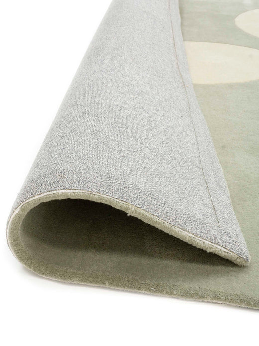 Vloerkleed Abstract en verfijnd Bubbles Eucalyptus