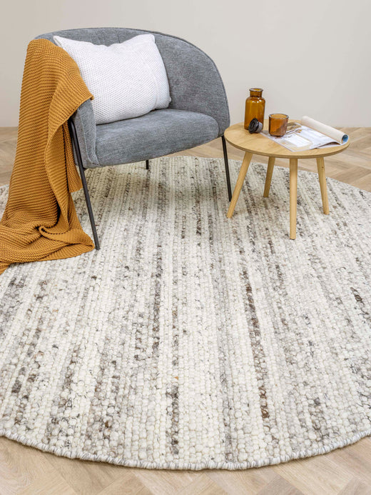 Rond vloerkleed MOMO Rugs Stone Beige
