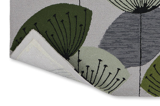 Sanderson Dandelion Clocks-Botanical Green outdoor 445807